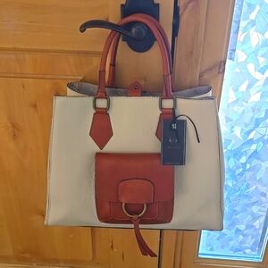 A. BELLUCCI ITALIAN LEATHER CARSON SATCHEL